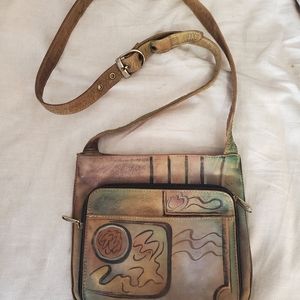 Anuschka Genuine Leather Handpainted Purse